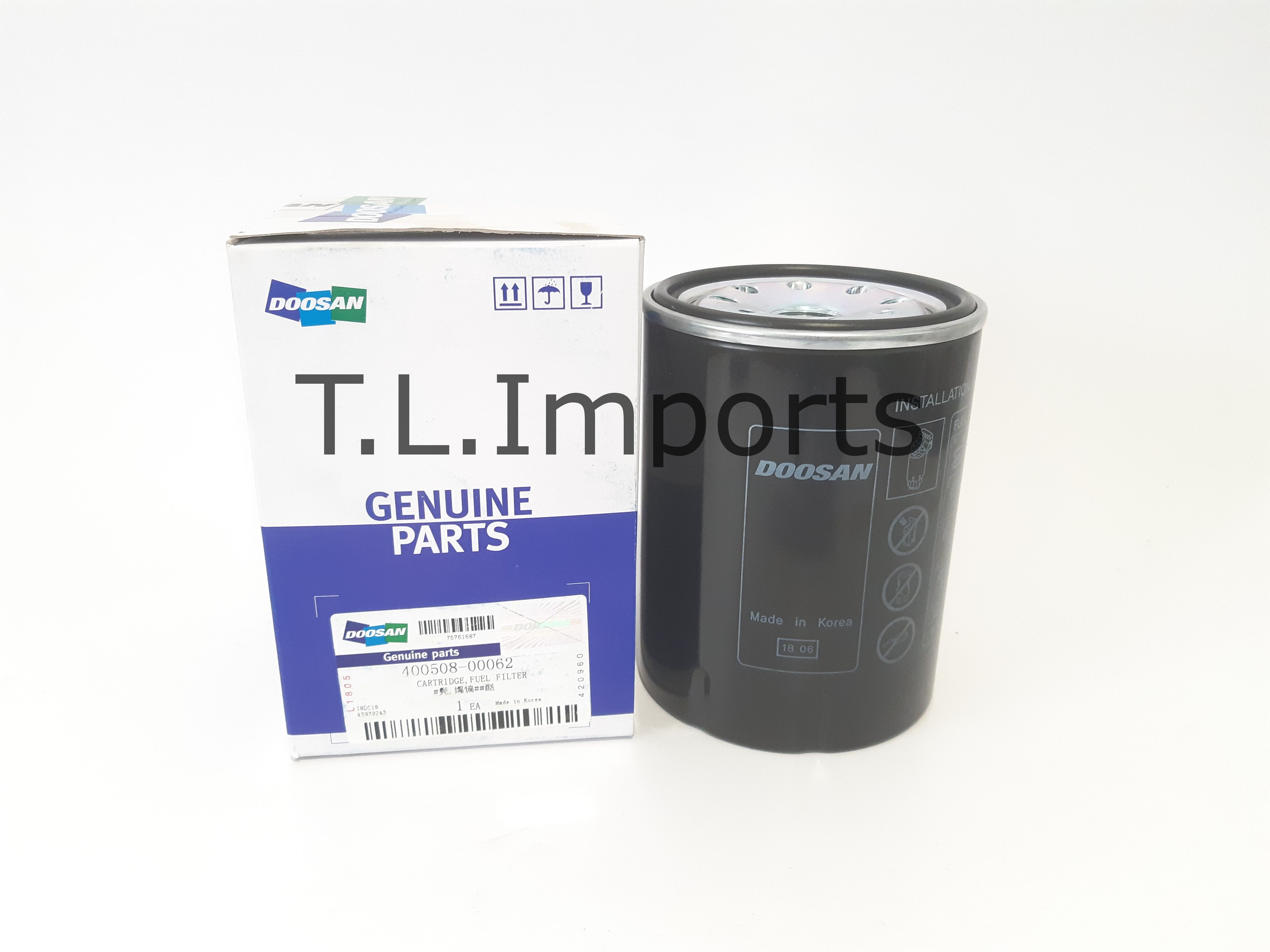 Doosan Cartridge Fuel Filter - 400508-00062 Doosan Cartridge Fuel Filter - 400508-00062